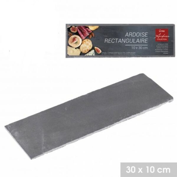 Assiette Ardoise Forme rectangulaire 30 x 10 cm