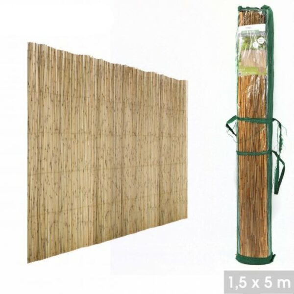Canisse en Bambou Naturel Tapis Brise Vue Pour Clôture Jardin Balcon Terrasse 150 x 500 cm