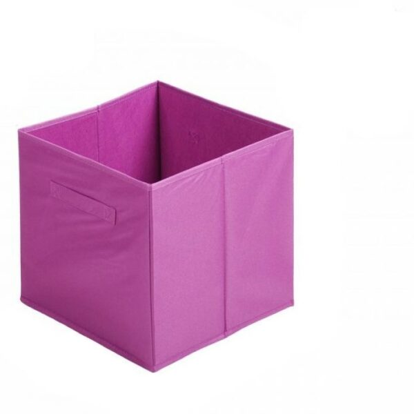 4 Cubes Intissé Tissus Boite de Rangement Tiroir Pliant avec Poignées 31 x 31 cm